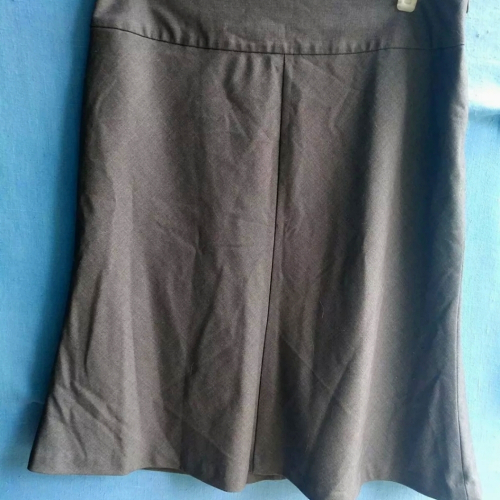 Worthington Women's Size 14 Gray Lined Flared Skirt
